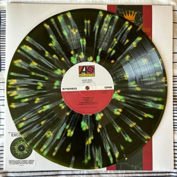 Bruno Mars 24K Magic LP ~ Exclusive Colored Vinyl (Splatter) ~ New/Sealed! - Picture 2 of 2